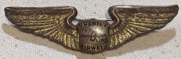 Ext Rare Ca 1930 Braniff Airways Pilot Wing 2nd Issue