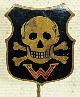 Wonderful & Rare Mid 1920s German Wehrwolf Wehrverband Freikorps Member Stick Pin