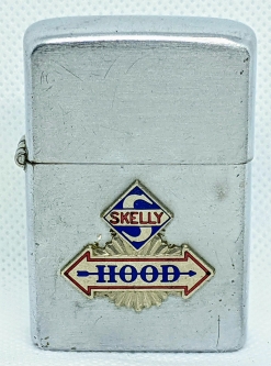 Great Ca 1950 Adv Zippo Lighter for Skelly Oil Hood Tires Original Insert