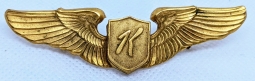 Rare Early - mid 1950's Kellogg's Corporate Pilot Wing in Gilt Brass