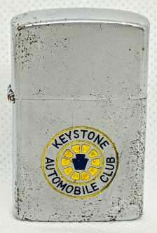 Early 1950s Keystone Auto Club promotional Lighter by Exc Adv Association