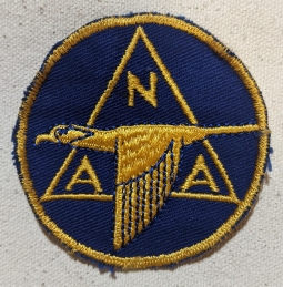 Rare Ca Late 1930s-1940s North American Aviation Factory Worker/Aviator Patch