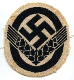 Scarce Mid-1930s Nazi Labor Corps RAD Women's Sport Patch, Worn