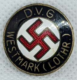 Beautiful 1930s Nazi Party Pin for the Westmark Region