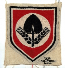 Mid-1930s Nazi Labor Corps RAD Sport Patch