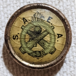 Great Old Springfield Armory Association Lapel Pin Ca 1900 "S.A.E.A." Engravers? Executive?