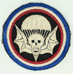 Very Rare US Made WWII US Army 502nd Airborne Infantry Regiment Widowmakers Pocket Patch