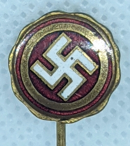 Great Ca 1920 Swastika Fuel Co Advertising Stick Pin from Raton, New Mexico