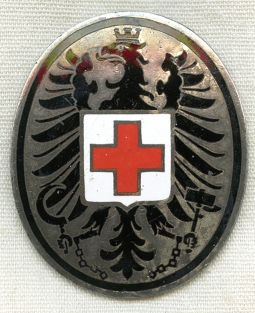 Red Cross Badge from Germanic European Country