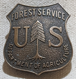 1950's US Department of Agriculture Forest Service Ranger Badge