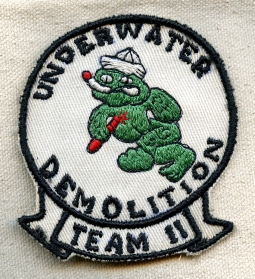 Great Thai Made Nam Era USN UDT Underwater Demolition Team 11 Pocket Patch