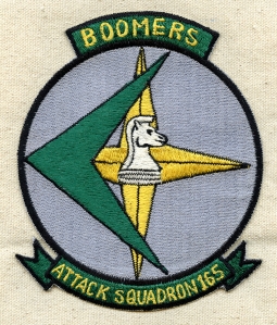 Nice Early 1970s Japanese Made USN VA-165 Boomers Large Jacket Patch