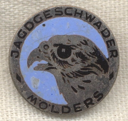 WWII Luftwaffe Fighter Wing 51 "Molders" Insignia Badge