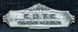 Very Rare Early 1920s CMTC Cit.Mil.Tray.Caps Expert Manual (of Arms) Badge