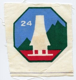 1960's ARVN 24th Special Zone Printed Patch, Full Color Variant