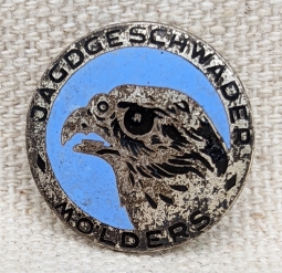Rare Circa 1942-1943 Luftwaffe Fighter Wing Jagdgeschwader 51 "Molders" Insignia Badge