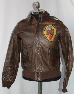 WWII A-2 Jacket as worn in Korean War by 36th Fighter Squadron Pilot Col. Howard N. Tanner
