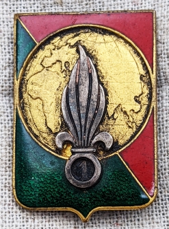 Early 1950's 1st Regiment French Foreign Legion Badge