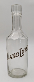 Ca 1880s Miniature small Bar Back Bottle for Land Lord Whiskey