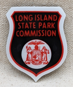 Early 1940s Long Island NY State Park Commission Ranger/Employee Badge