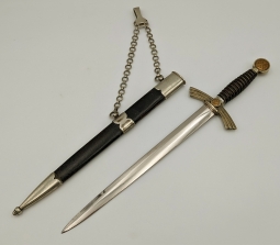 Ext Rare & Early 1935-1936 Unit Marked & Rank #'d 1st Model Luftwaffe Officer's Dagger by Paul W
