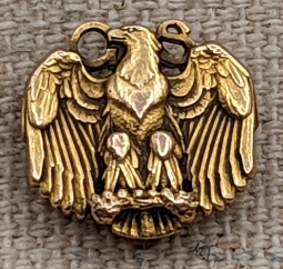 Ext Rare ca 1929 Girl Scouts Golden Eaglet Award Smallest Size for Non-Uniform Wear