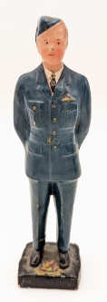 Great WWII RCAF Pilot Souvenir Statue from RCAF Station Hamilton WWII Facility