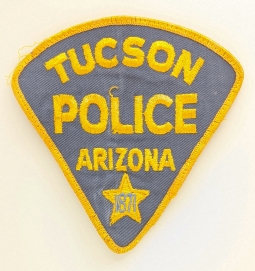 1970s-80s Tucson AZ Police Patch