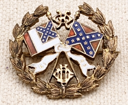 Beautiful 1920s - 1930s United Daughters of the Confederacy Member Badge