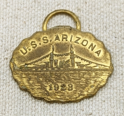 Rare & Lovely 1923 USS Arizona Souvenir Medal