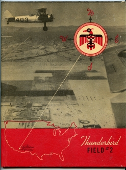 Ext Rare WWII Thunderbird Field #2 Scottsdale AZ USAAF Pilot Training Faculty Year book 1944