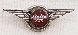Ca 1953-55 Delta, Chicago & Southern air Lines 1 year Service Pin in Sterling by Balfour