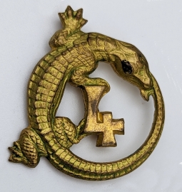 Rare ca 1940 French Colonial 4th Regiment Tunisian Cavalry Badge by Drago