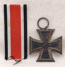 "Salty" WWII Iron Cross 2nd Class with Unused Ribbon