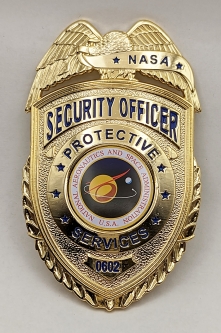 2000s - 2010s NASA Protective Service Security Officer Badge #0602