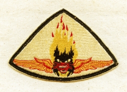 Ext Rare WWII US Navy VF-15 Fighting Aces Jacket Patch ca 1944