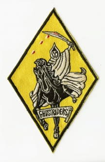 Nice 1960s USN VF-142 Ghost Riders Japanese Made Fighter Squadron Patch