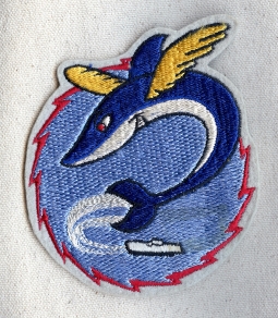 Scarce mid-1950's USN VF-93 / VA-93 Flight Jacket Patch Embroidered on Wool Felt