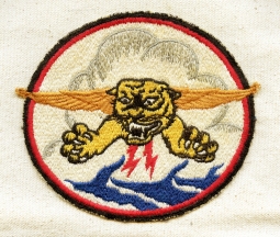 Ext Rare ca 1948-50 USN VF-153/VF-194 Thundercats Flight Jacket Patch