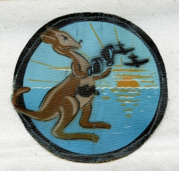 Ext Rare & Historic Late WWII USN VF-83 Jacket Patch Worn by LTJG JACK LYONS of Yamamoto Fame