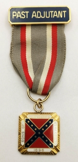 Vintage 1980s-90s Son of Confederate Veterans Past Adjutant Medal