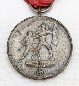 1938 Nazi Germany Austrian Anschluss Occupation Medal