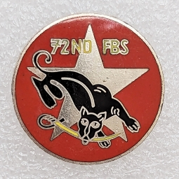 Rare ca 1953-54 USAF 72nd Fighter-Bomber Squadron 21st FB Group 9th AF Squadron Badge