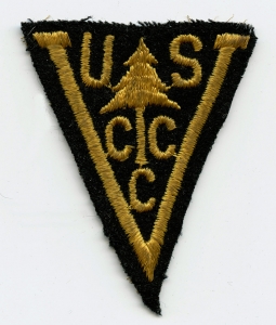 Rare Early 1942 CCC Civilian Conservation Corps V for Victory Pocket Patch