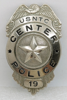 1930s-WWII US Naval Training Center San Diego CA Center Police Badge #19 RARE