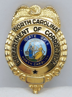 1991 North Carolina Department of Corrections Badge by GA REL