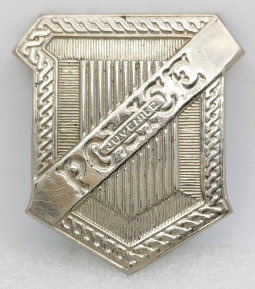 Wonderful Old 1910s-1920s Juvenile Police Radiator Badge from New Hampshire