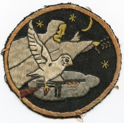 Wonderful Rare & Iconic USAF 416th Night Fighter Squadron Combat worn Italian Made Jacket Patch