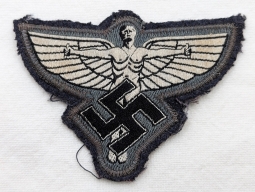 Beautiful 1930s NSFK Bevo Icaros Breast Patch Wool Backed & Remarked From Uniform