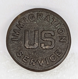 Rare WWI Era US Immigration Service (and Border Patrol) Uniform Collar Insignia
